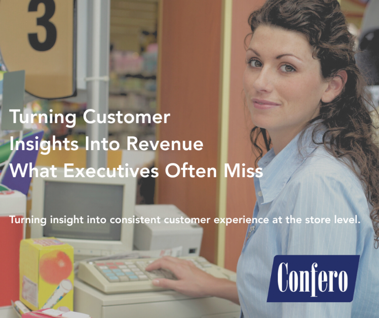 Turning insight into consistent customer experience at the store level involves thoughtful data aggregation and dissemination.